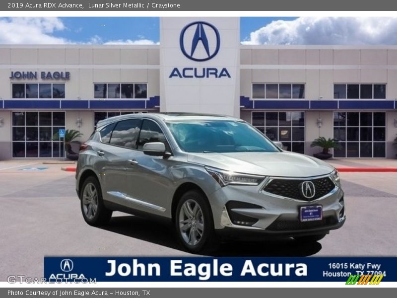 Lunar Silver Metallic / Graystone 2019 Acura RDX Advance