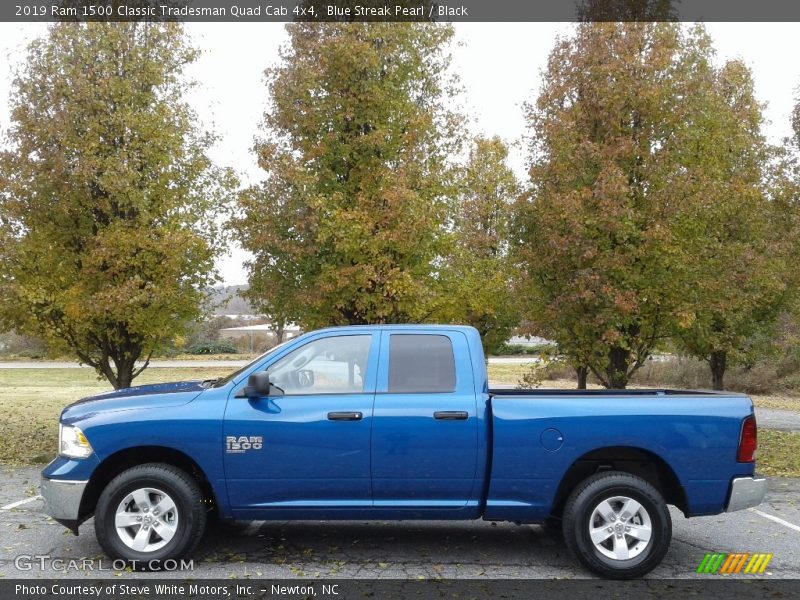 Blue Streak Pearl / Black 2019 Ram 1500 Classic Tradesman Quad Cab 4x4