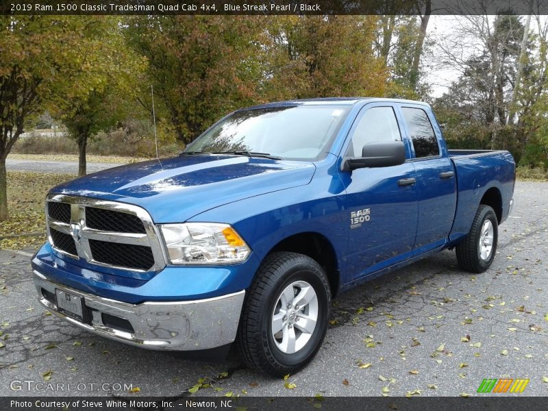 Blue Streak Pearl / Black 2019 Ram 1500 Classic Tradesman Quad Cab 4x4