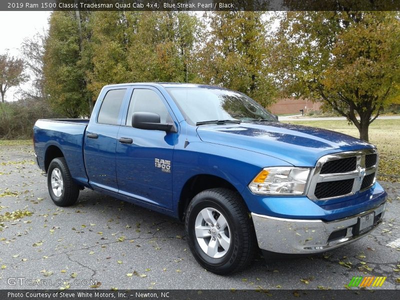 Blue Streak Pearl / Black 2019 Ram 1500 Classic Tradesman Quad Cab 4x4