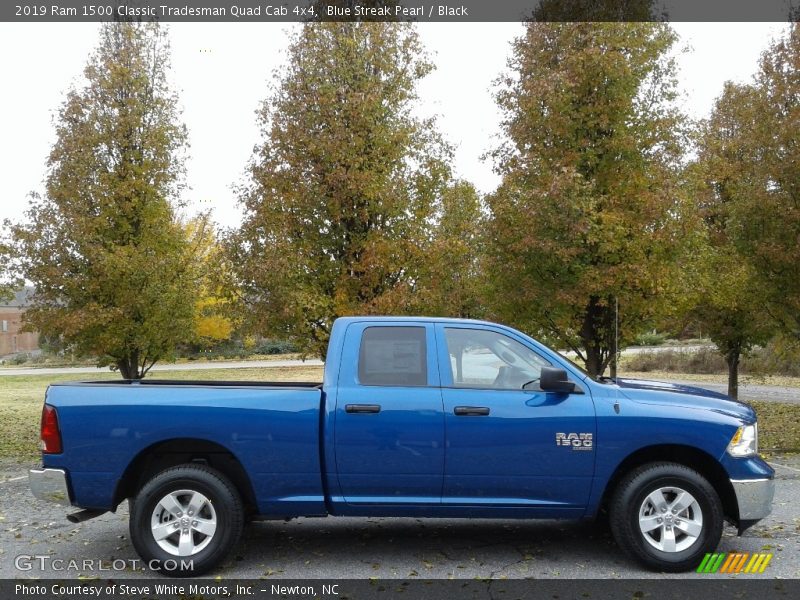 Blue Streak Pearl / Black 2019 Ram 1500 Classic Tradesman Quad Cab 4x4