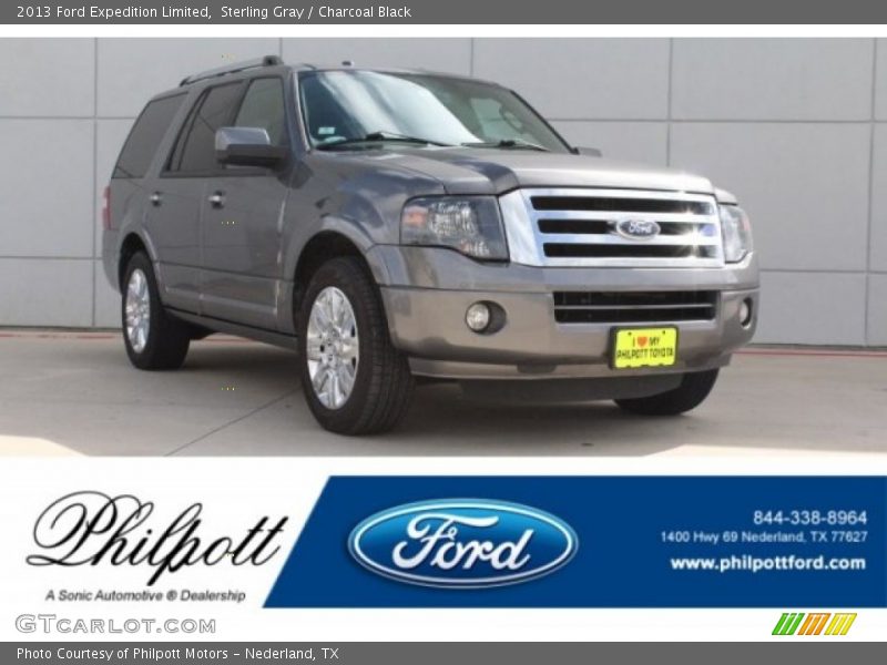 Sterling Gray / Charcoal Black 2013 Ford Expedition Limited
