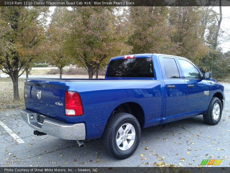 Blue Streak Pearl / Black 2019 Ram 1500 Classic Tradesman Quad Cab 4x4