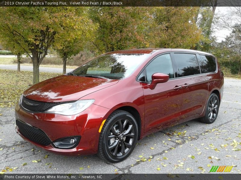 Velvet Red Pearl / Black/Black 2019 Chrysler Pacifica Touring Plus