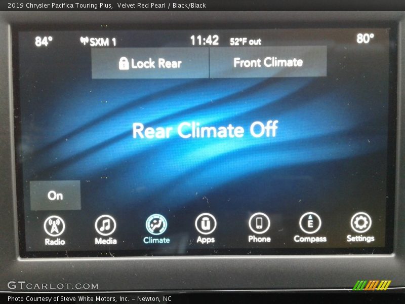 Velvet Red Pearl / Black/Black 2019 Chrysler Pacifica Touring Plus
