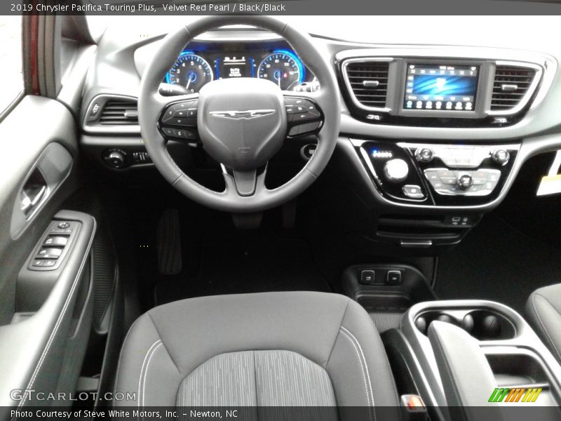 Velvet Red Pearl / Black/Black 2019 Chrysler Pacifica Touring Plus