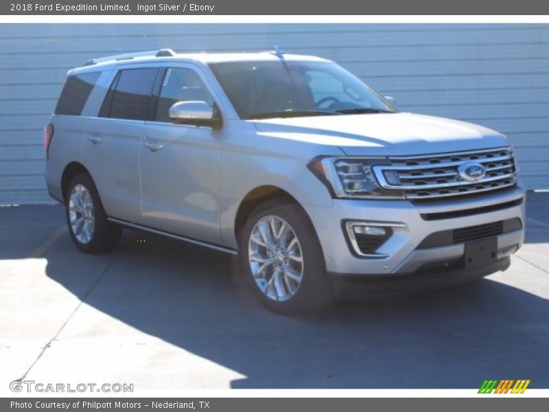Ingot Silver / Ebony 2018 Ford Expedition Limited