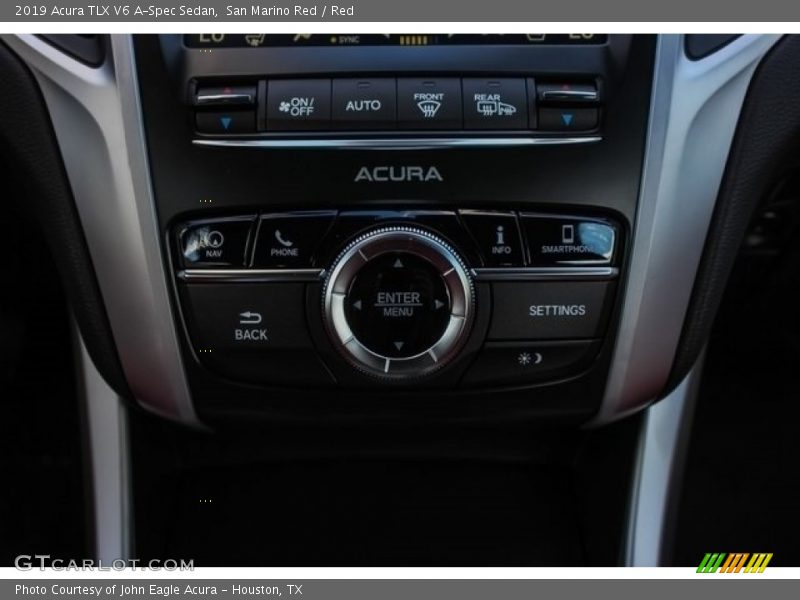 San Marino Red / Red 2019 Acura TLX V6 A-Spec Sedan