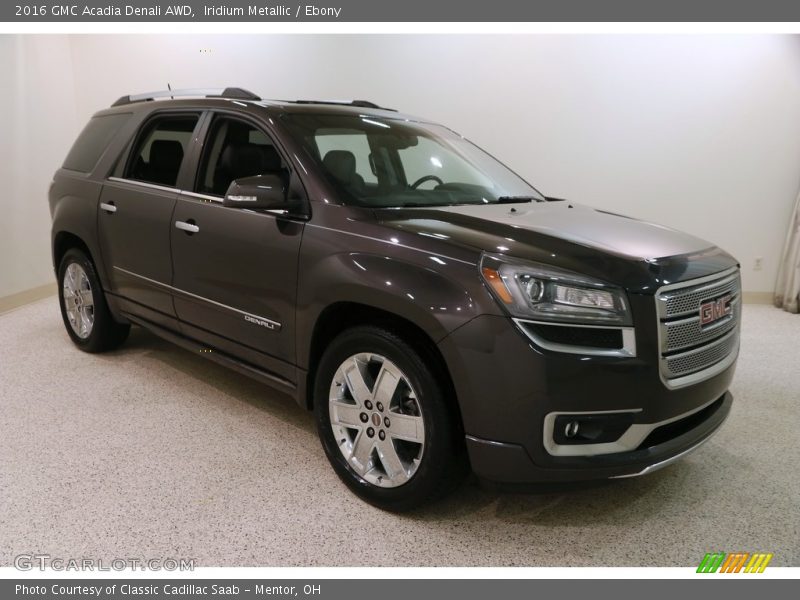 Iridium Metallic / Ebony 2016 GMC Acadia Denali AWD