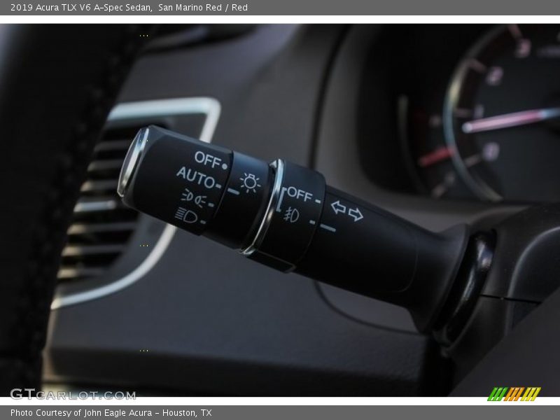 San Marino Red / Red 2019 Acura TLX V6 A-Spec Sedan