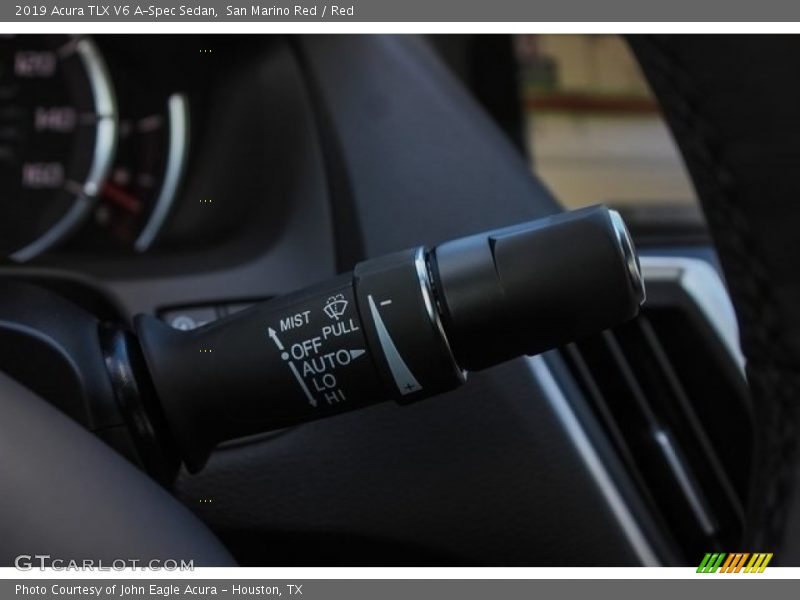 San Marino Red / Red 2019 Acura TLX V6 A-Spec Sedan