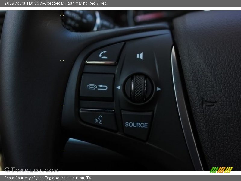 San Marino Red / Red 2019 Acura TLX V6 A-Spec Sedan