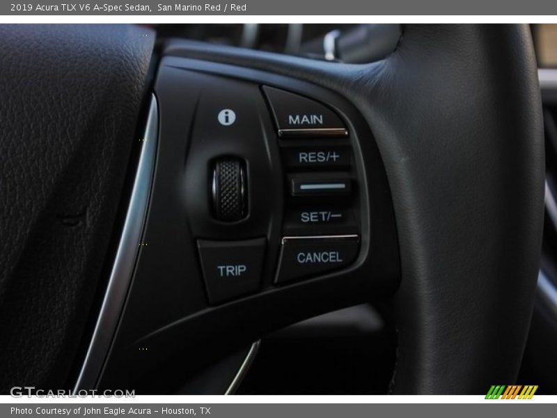 San Marino Red / Red 2019 Acura TLX V6 A-Spec Sedan