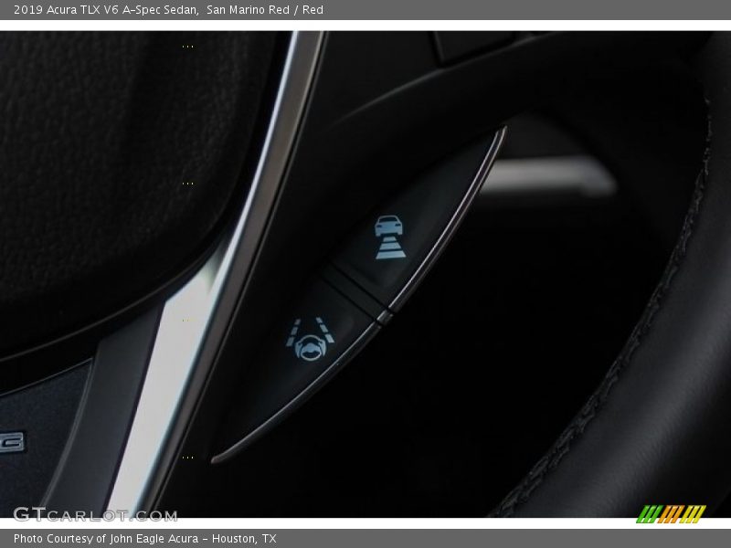 San Marino Red / Red 2019 Acura TLX V6 A-Spec Sedan