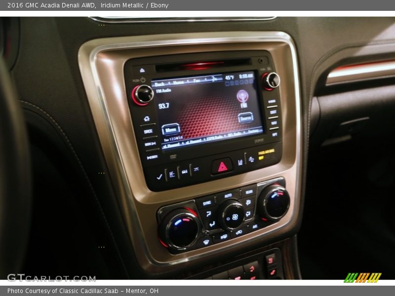 Iridium Metallic / Ebony 2016 GMC Acadia Denali AWD