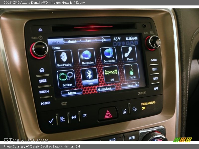 Iridium Metallic / Ebony 2016 GMC Acadia Denali AWD
