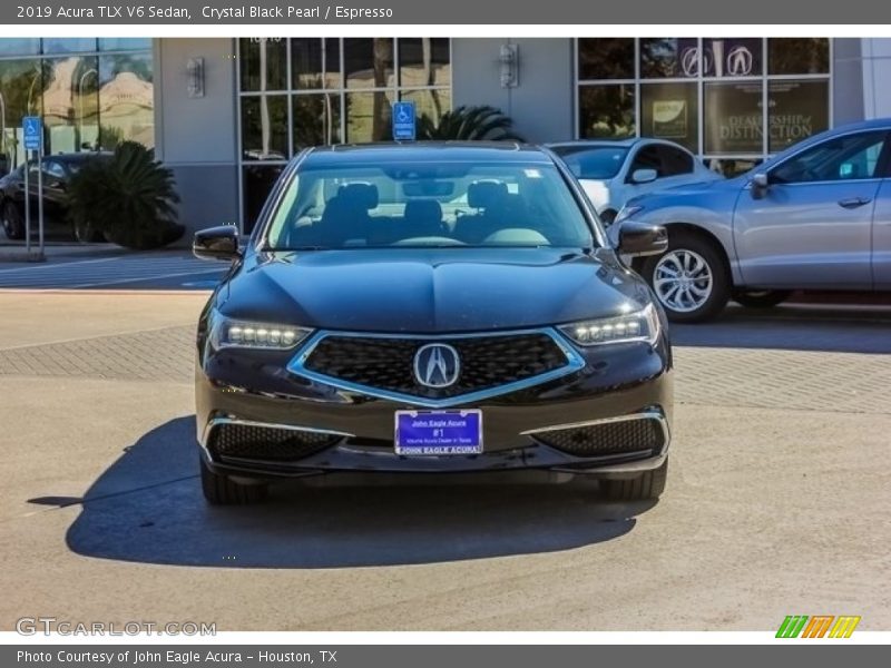 Crystal Black Pearl / Espresso 2019 Acura TLX V6 Sedan