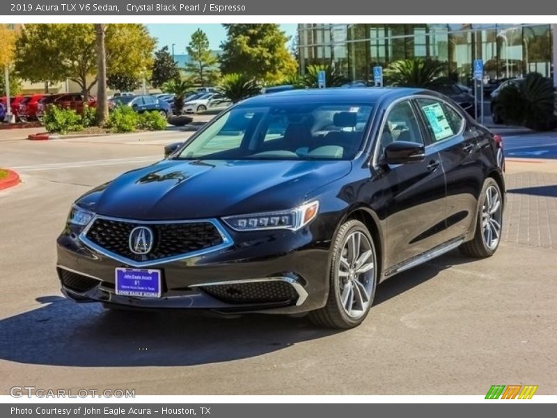 Crystal Black Pearl / Espresso 2019 Acura TLX V6 Sedan