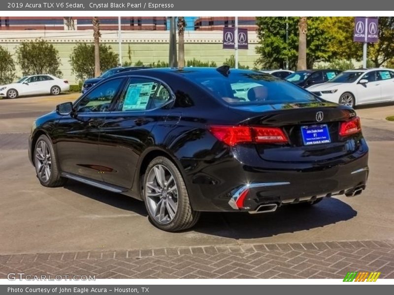 Crystal Black Pearl / Espresso 2019 Acura TLX V6 Sedan