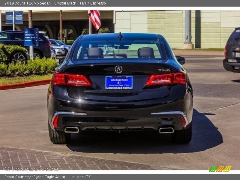 Crystal Black Pearl / Espresso 2019 Acura TLX V6 Sedan