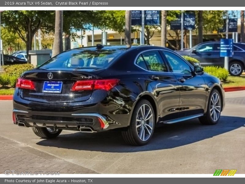 Crystal Black Pearl / Espresso 2019 Acura TLX V6 Sedan