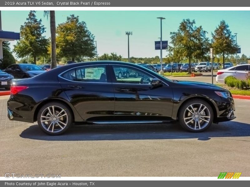 Crystal Black Pearl / Espresso 2019 Acura TLX V6 Sedan