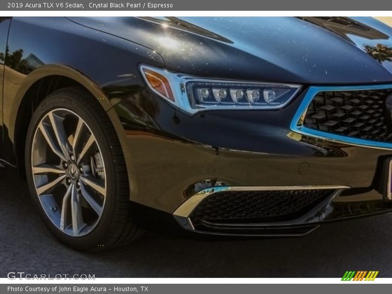 Crystal Black Pearl / Espresso 2019 Acura TLX V6 Sedan
