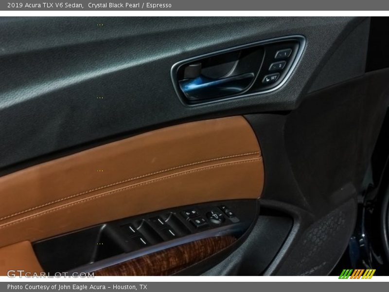 Crystal Black Pearl / Espresso 2019 Acura TLX V6 Sedan