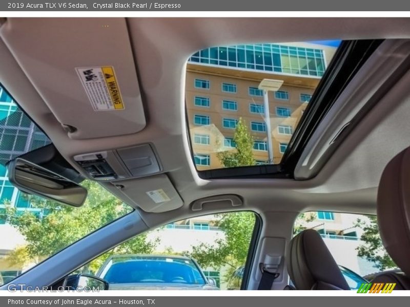 Crystal Black Pearl / Espresso 2019 Acura TLX V6 Sedan
