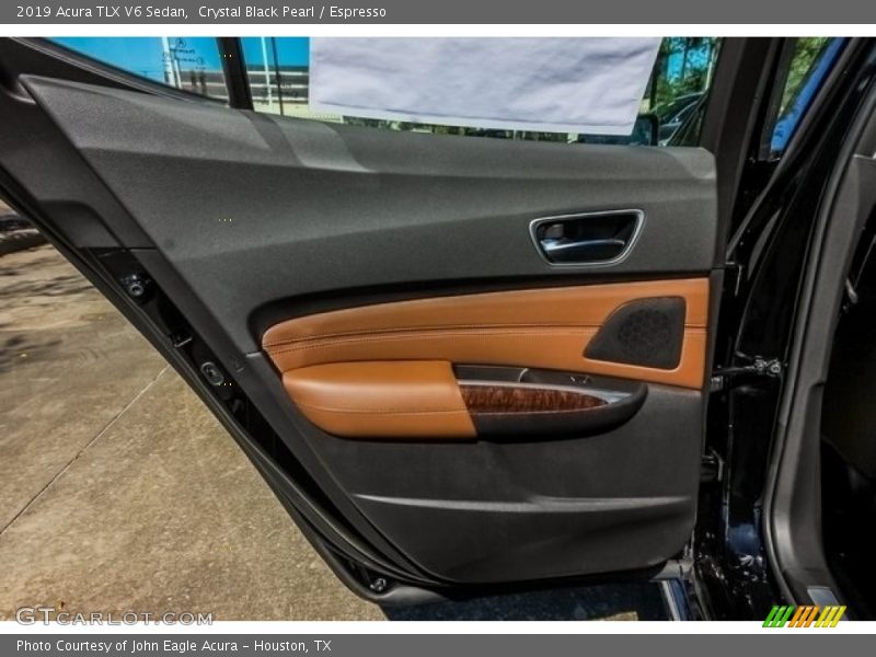 Crystal Black Pearl / Espresso 2019 Acura TLX V6 Sedan