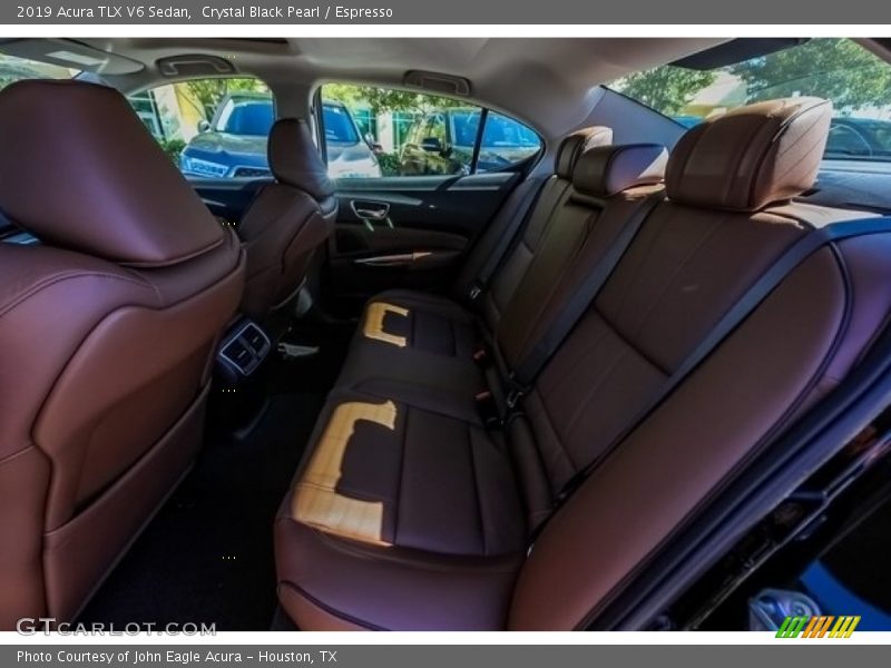 Crystal Black Pearl / Espresso 2019 Acura TLX V6 Sedan