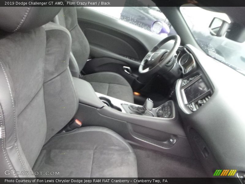 Plum Crazy Pearl / Black 2019 Dodge Challenger GT AWD