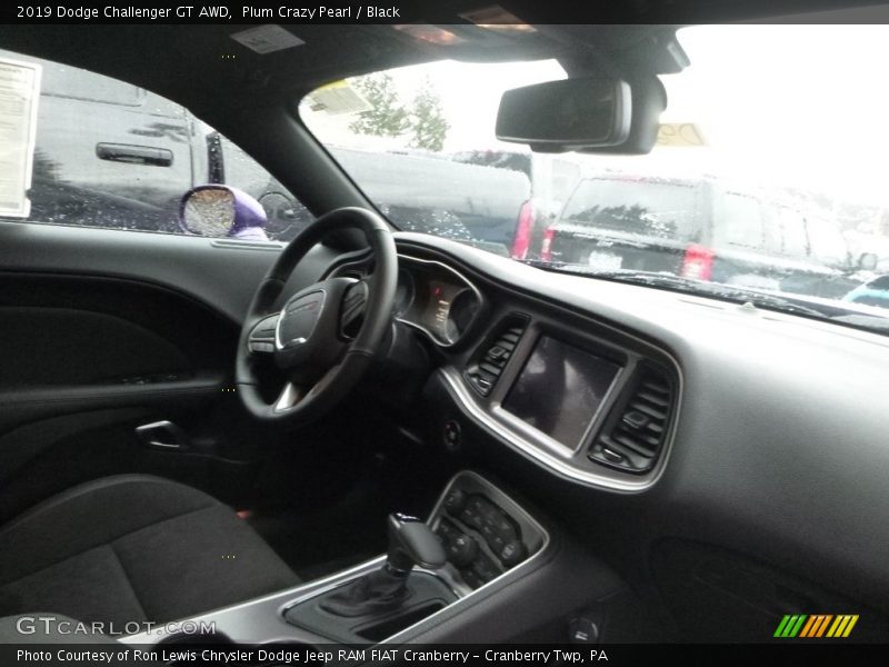 Plum Crazy Pearl / Black 2019 Dodge Challenger GT AWD