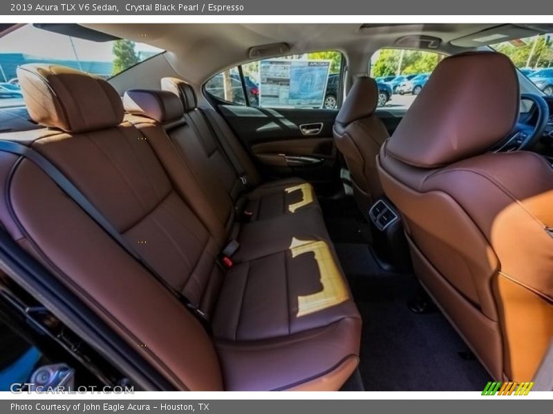 Crystal Black Pearl / Espresso 2019 Acura TLX V6 Sedan