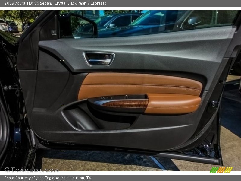 Crystal Black Pearl / Espresso 2019 Acura TLX V6 Sedan
