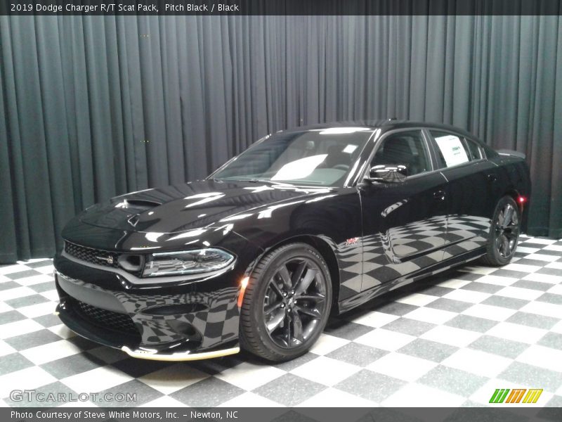 Pitch Black / Black 2019 Dodge Charger R/T Scat Pack
