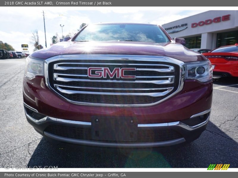 Crimson Red Tintcoat / Jet Black 2018 GMC Acadia SLT AWD