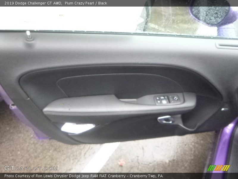 Plum Crazy Pearl / Black 2019 Dodge Challenger GT AWD