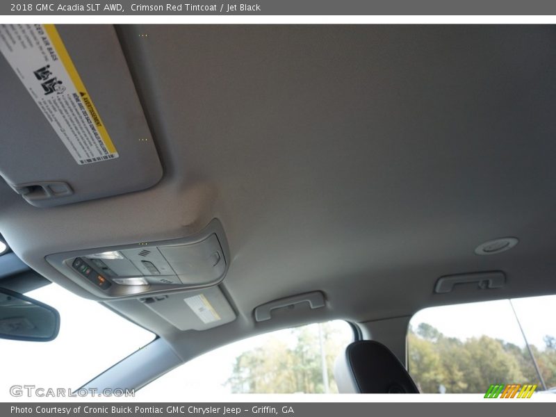 Crimson Red Tintcoat / Jet Black 2018 GMC Acadia SLT AWD