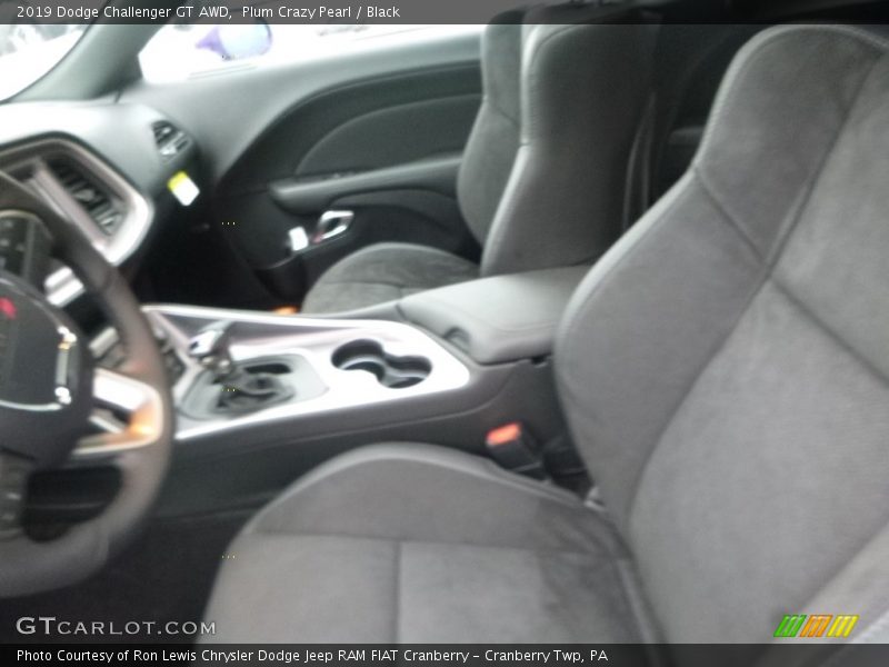 Plum Crazy Pearl / Black 2019 Dodge Challenger GT AWD