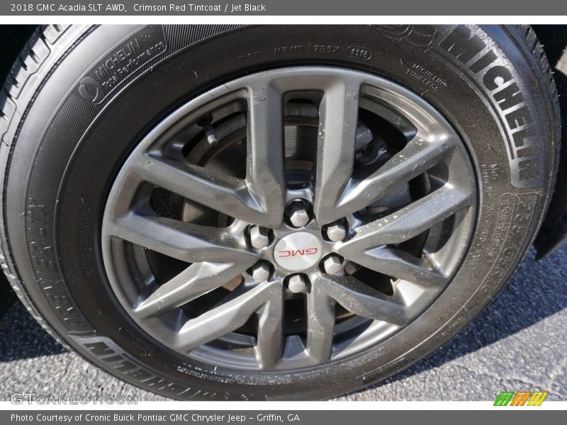Crimson Red Tintcoat / Jet Black 2018 GMC Acadia SLT AWD