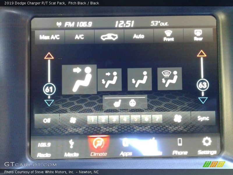 Pitch Black / Black 2019 Dodge Charger R/T Scat Pack