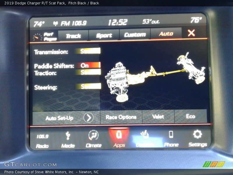 Controls of 2019 Charger R/T Scat Pack