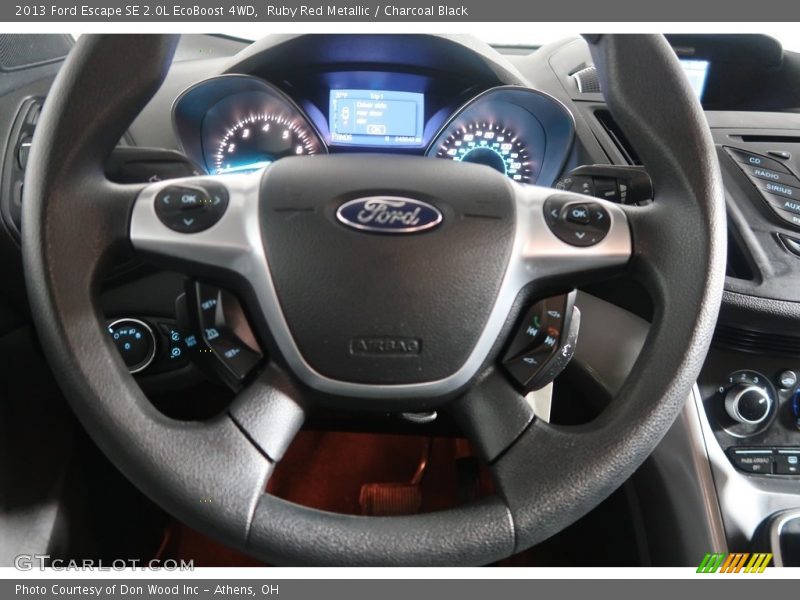 Ruby Red Metallic / Charcoal Black 2013 Ford Escape SE 2.0L EcoBoost 4WD