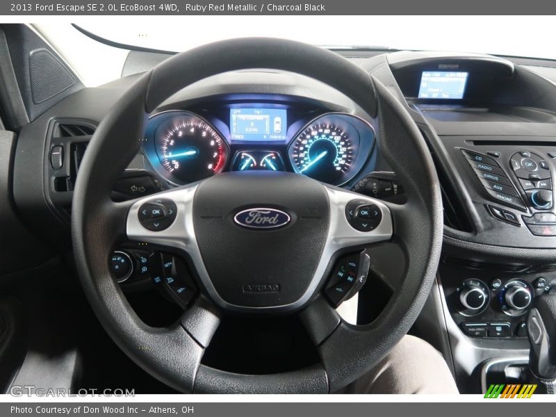 Ruby Red Metallic / Charcoal Black 2013 Ford Escape SE 2.0L EcoBoost 4WD