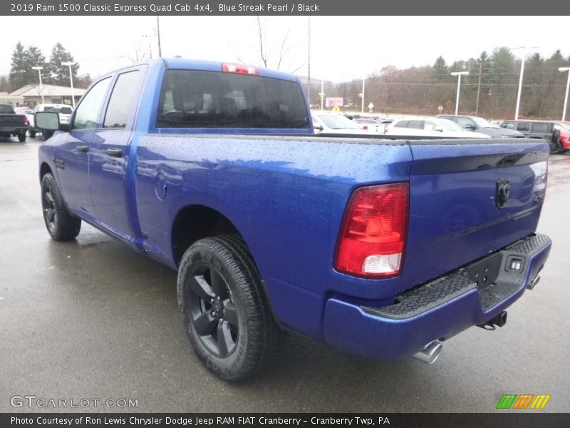 Blue Streak Pearl / Black 2019 Ram 1500 Classic Express Quad Cab 4x4