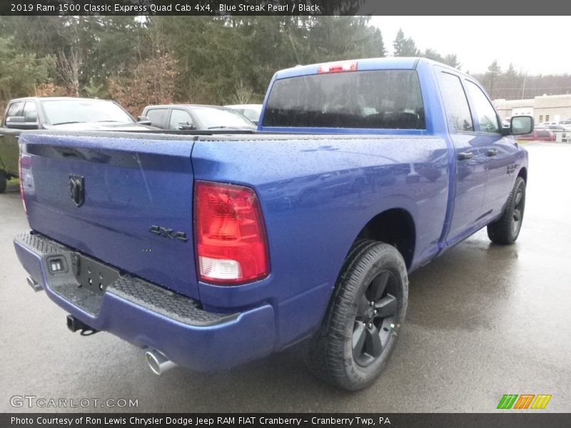 Blue Streak Pearl / Black 2019 Ram 1500 Classic Express Quad Cab 4x4