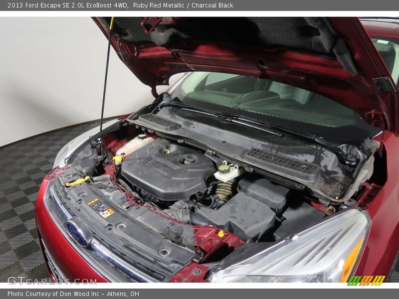 Ruby Red Metallic / Charcoal Black 2013 Ford Escape SE 2.0L EcoBoost 4WD