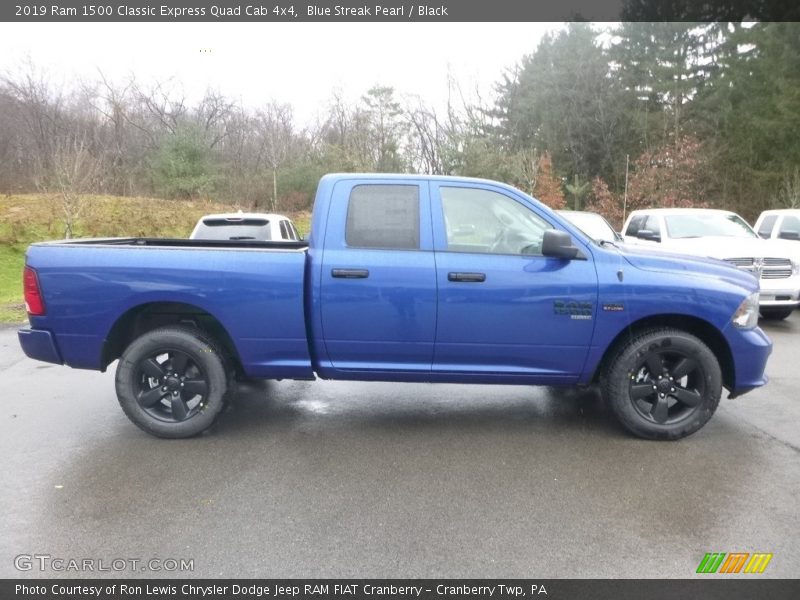 Blue Streak Pearl / Black 2019 Ram 1500 Classic Express Quad Cab 4x4