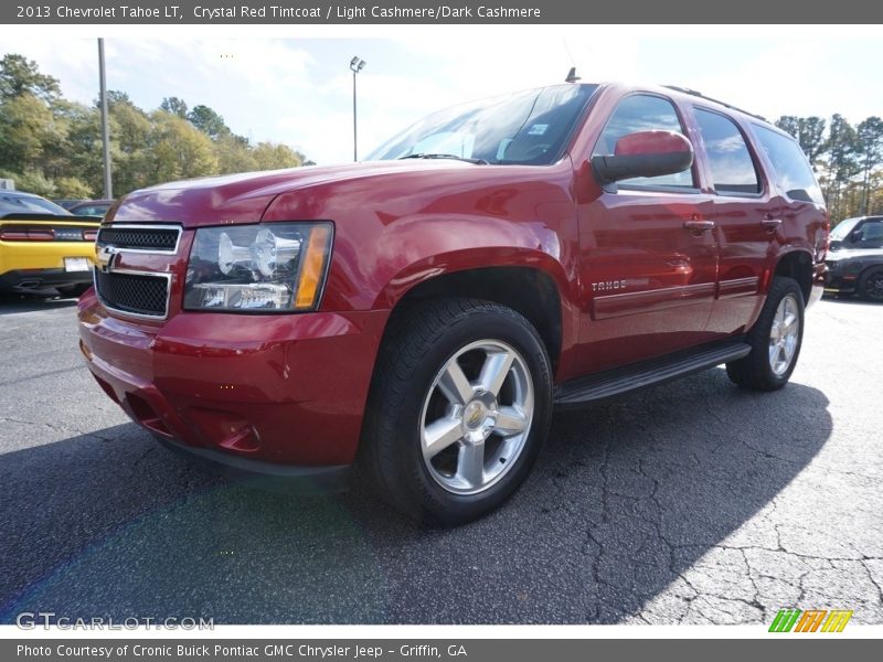 Crystal Red Tintcoat / Light Cashmere/Dark Cashmere 2013 Chevrolet Tahoe LT